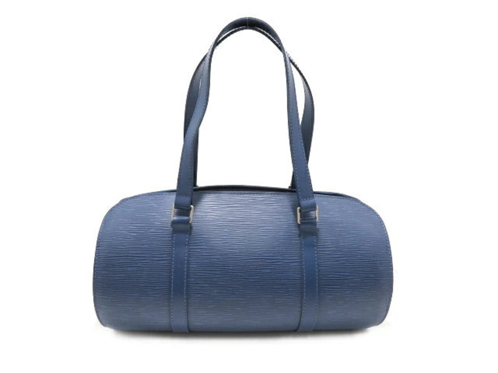 LOUIS VUITTON bag handbag Soufflot Epi leather Indigo Blue